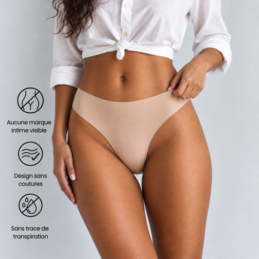 String Invisible Anti-Marque Intime – Taille Haute
